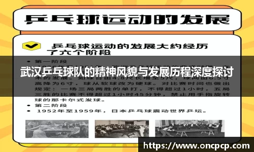 武汉乒乓球队的精神风貌与发展历程深度探讨